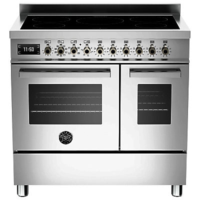 Bertazzoni Professional Series 90cm Electric Induction Twin Range Cooker Stainless Steel Bertazzoni Professional Series 90cm Electric Induction Twin Range Cooker Stainless Steel